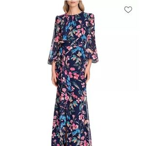 Eliza J floral
Chiffon gown EUC